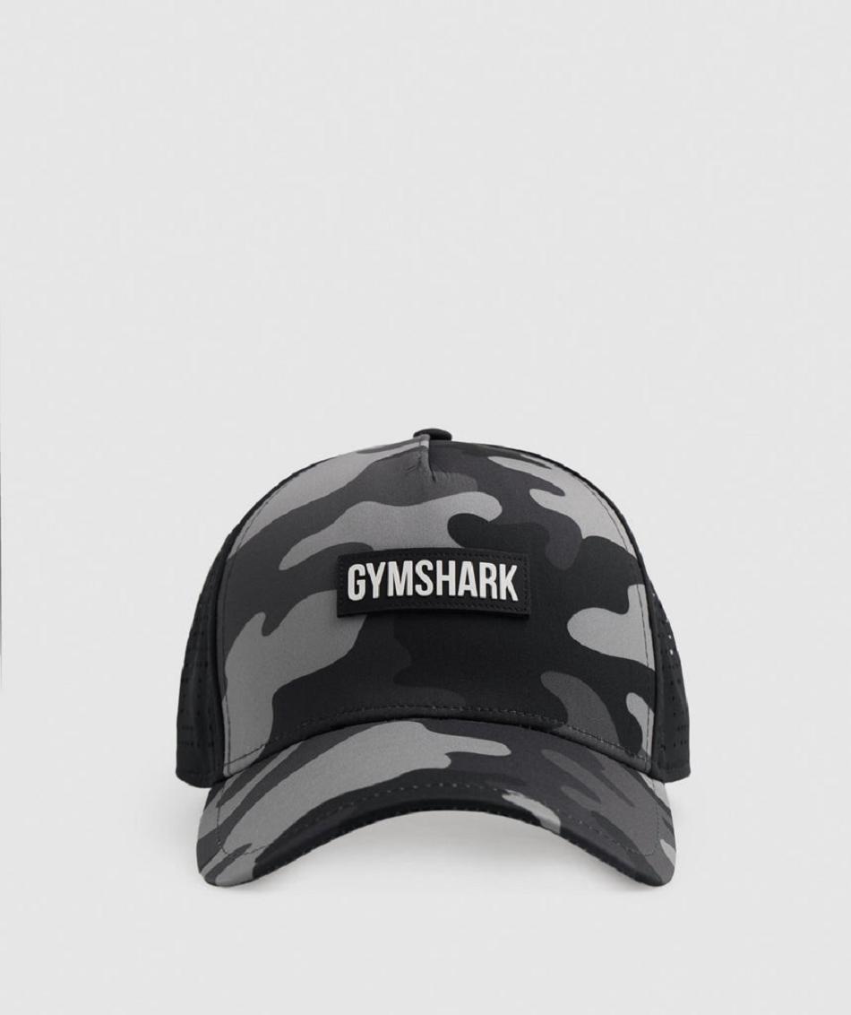 Sombreros Gymshark Trucker Hombre Gris | CO 4018WNB